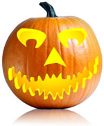 Big Face Pumpkin Template