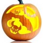 vampire bats pumpkin stencil