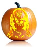 Conan the Barbarian Pumpkin Carving Stencil