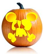 fun jolly roger pumpkin carving stencil