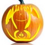 goofy bat pumpkin carving template