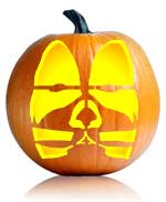 Kiss Peter Pumpkin Stencil
