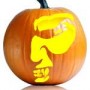 vampire face Pumpkin Stencil