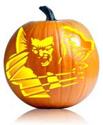 Wolverine Pumpkin Stencil