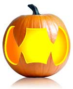 Vampire Teeth Pumpkin Carving Stencil