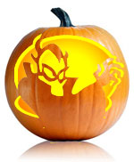 Easy Vampire Pumpkin Carving Pattern