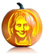 Holly Flax Pumpkin Stencil