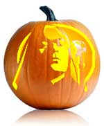 Lucius Malfoy Pumpkin Stencil
