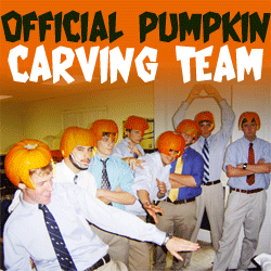 office-pumpkin-carving-team