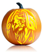 Dumbledore Pumpkin Stencil