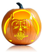 Darth Vader Pumpkin Stencil