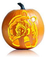 Muppets Miss Piggy Pumpkin Stencil