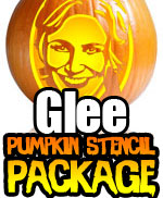 Glee Pumpkin Stencil Package