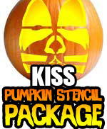 Kiss Band Pumpkin Carving Package