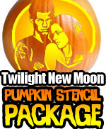 New Moon Pumpkin Stencil Package