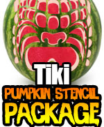 Hawaiian Tiki Stencil Package