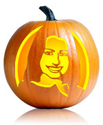 Rachel Berry Glee Pumpkin Stencil