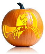 Sue Sylvester Pumpkin Stencil