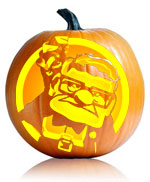 Up Mr Fredericksen Pumpkin Stencil