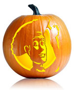 Woody Pumpkin Stencil