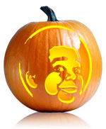 Gary Coleman Pumpkin Stencil