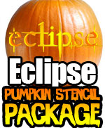 Eclipse Pumpkin Stencil Package