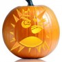 black angry bird stencil