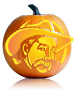 The Stranger Pumpkin Stencil