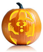 Cute Scarecrow Pumpkin Pattern