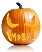 Savage Jack o'Lantern Stencil
