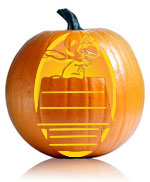 Snoopy Red Baron Pumpkin Pattern