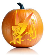 Tinkerbell Pumpkin Stencil - Ultimate Pumpkin Stencils