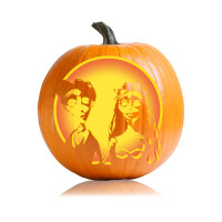 Corpse Bride Pumpkin Carving Stencil - Ultimate Pumpkin Stencils