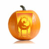 Mike Wazowski Pumpkin Pattern - Ultimate Pumpkin Stencils
