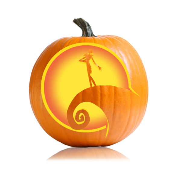 zero pumpkin carving template