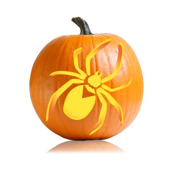 spiderman-pumpkin-template