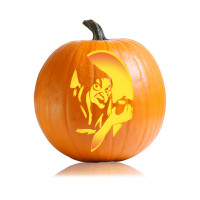 Wicked Witch Pumpkin Stencil - Ultimate Pumpkin Stencils