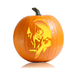 Wicked Witch Pumpkin Stencil - Ultimate Pumpkin Stencils