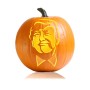 Donald Trump Smirk Pumpkin Carving Stencil - Ultimate Pumpkin Stencils