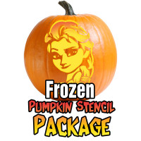 Frozen Pumpkin Carving Pattern Package - Ultimate Pumpkin Stencils