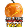 Game of Thrones Pumpkin Pattern Packages - Ultimate Pumpkin Stencils