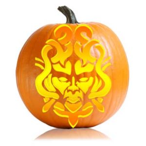 Medusa Stencil - Ultimate Pumpkin Stencils