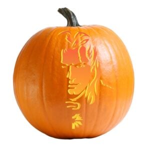 The Witcher - Geralt of Rivia Pumpkin Carving Stencil - Ultimate Pumpkin Stencils